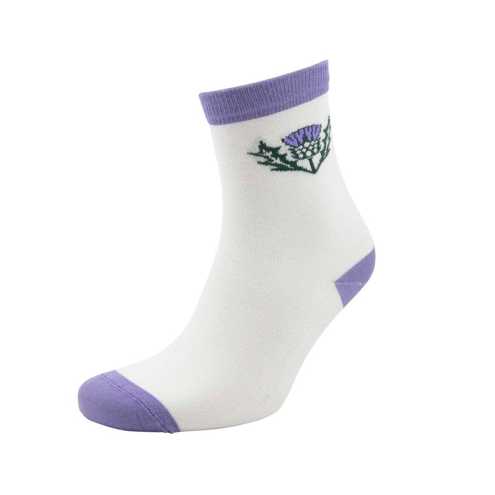 Triptoes Thistle Bamboo Ankle Socks