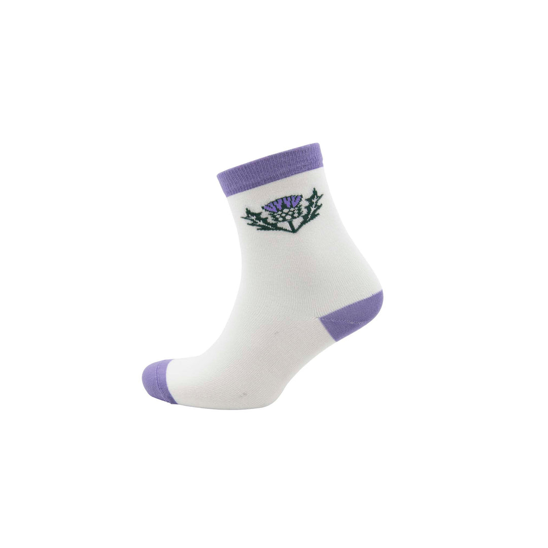 Triptoes Thistle Bamboo Ankle Socks