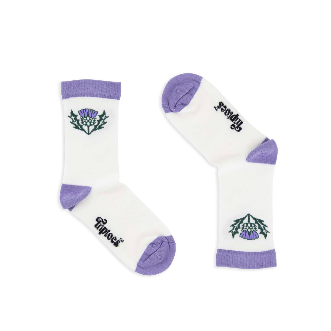 Triptoes Thistle Bamboo Ankle Socks