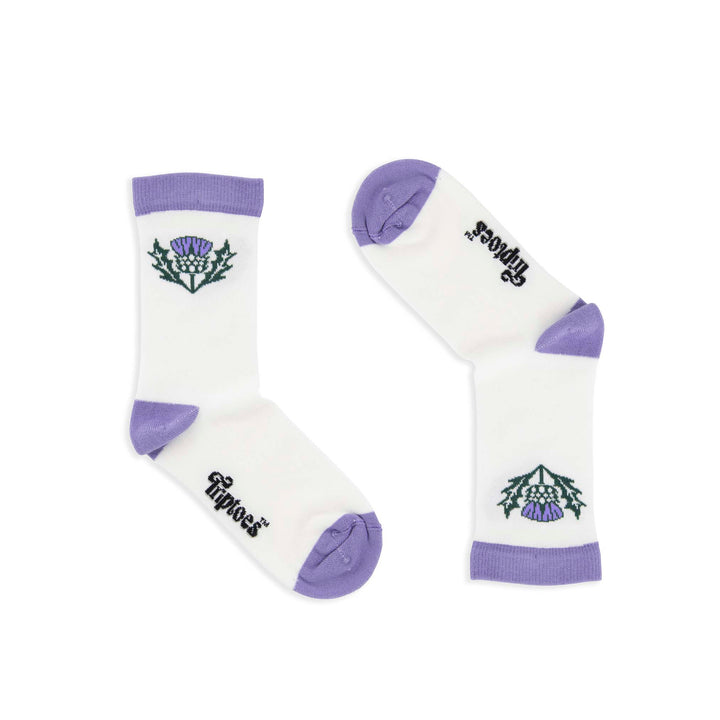 Triptoes Thistle Bamboo Ankle Socks