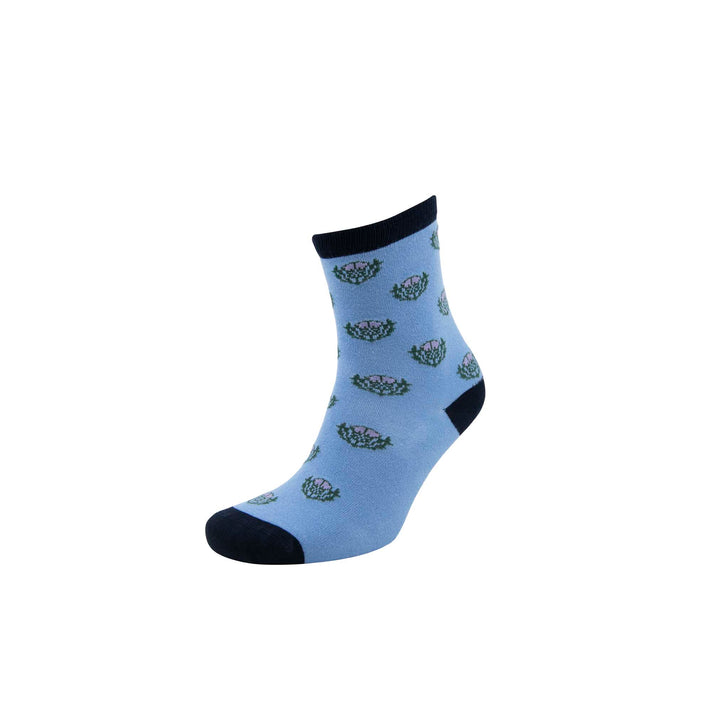 Multi Thistle Bamboo Ankle Socks
