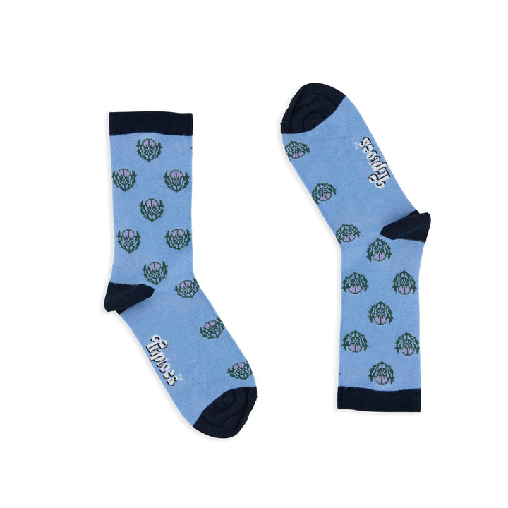 Multi Thistle Bamboo Ankle Socks