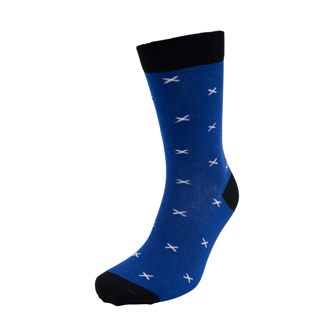 Multi Saltire Bamboo Ankle Socks