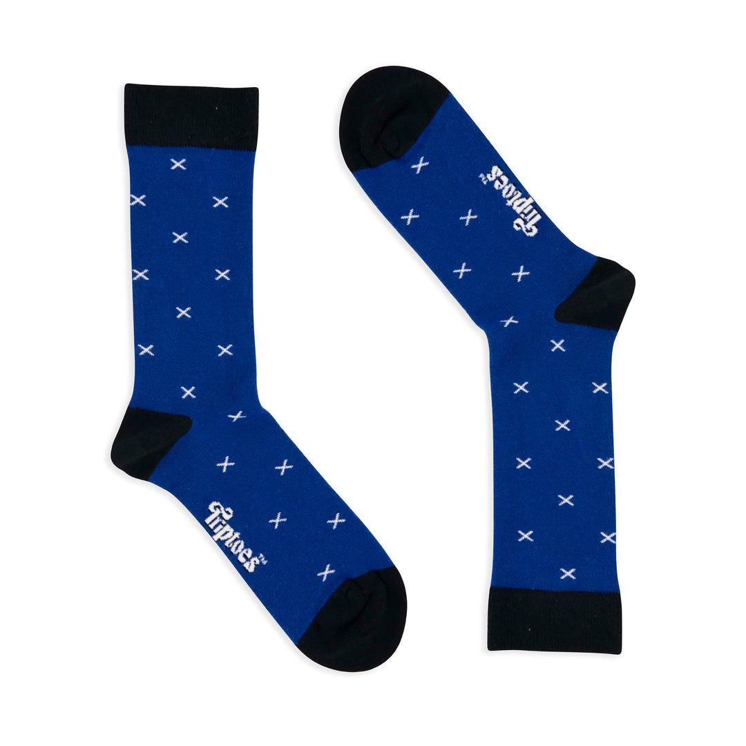 Multi Saltire Bamboo Ankle Socks