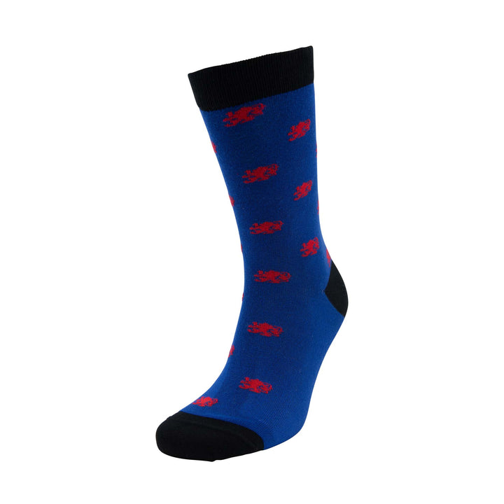Multi Lion Rampant Bamboo Ankle Socks
