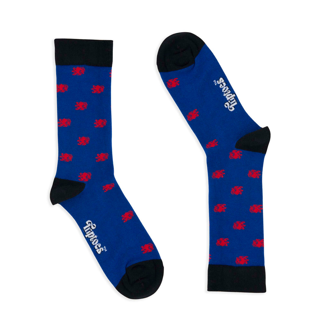 Multi Lion Rampant Bamboo Ankle Socks