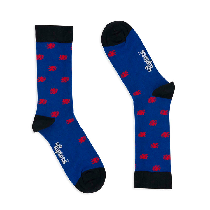 Multi Lion Rampant Bamboo Ankle Socks