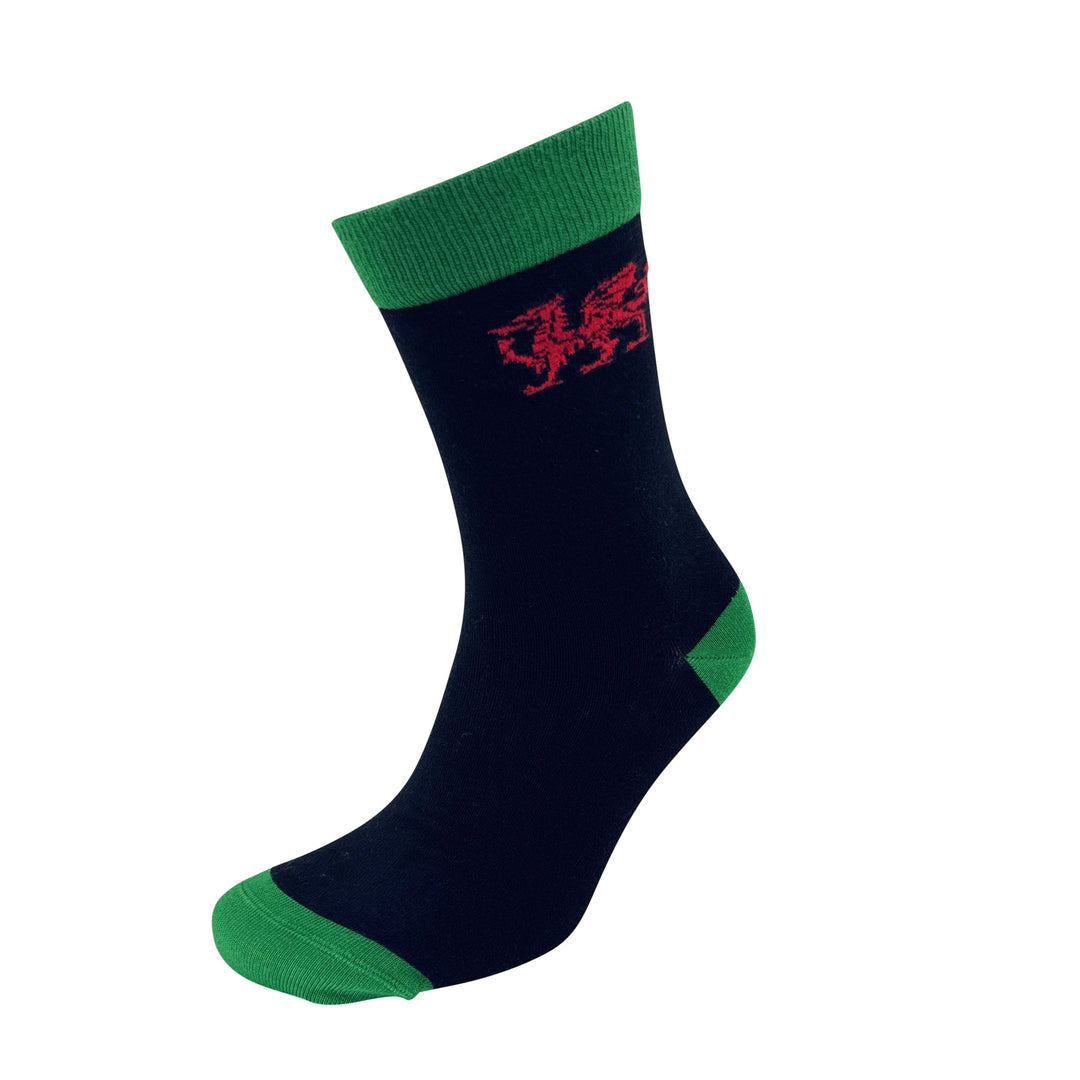 Welsh Dragon Bamboo Ankle Socks