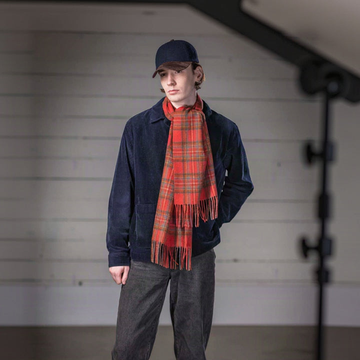 Tweed Suede Baseball Cap