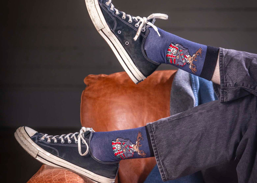 Kilted Stag Bamboo Socks