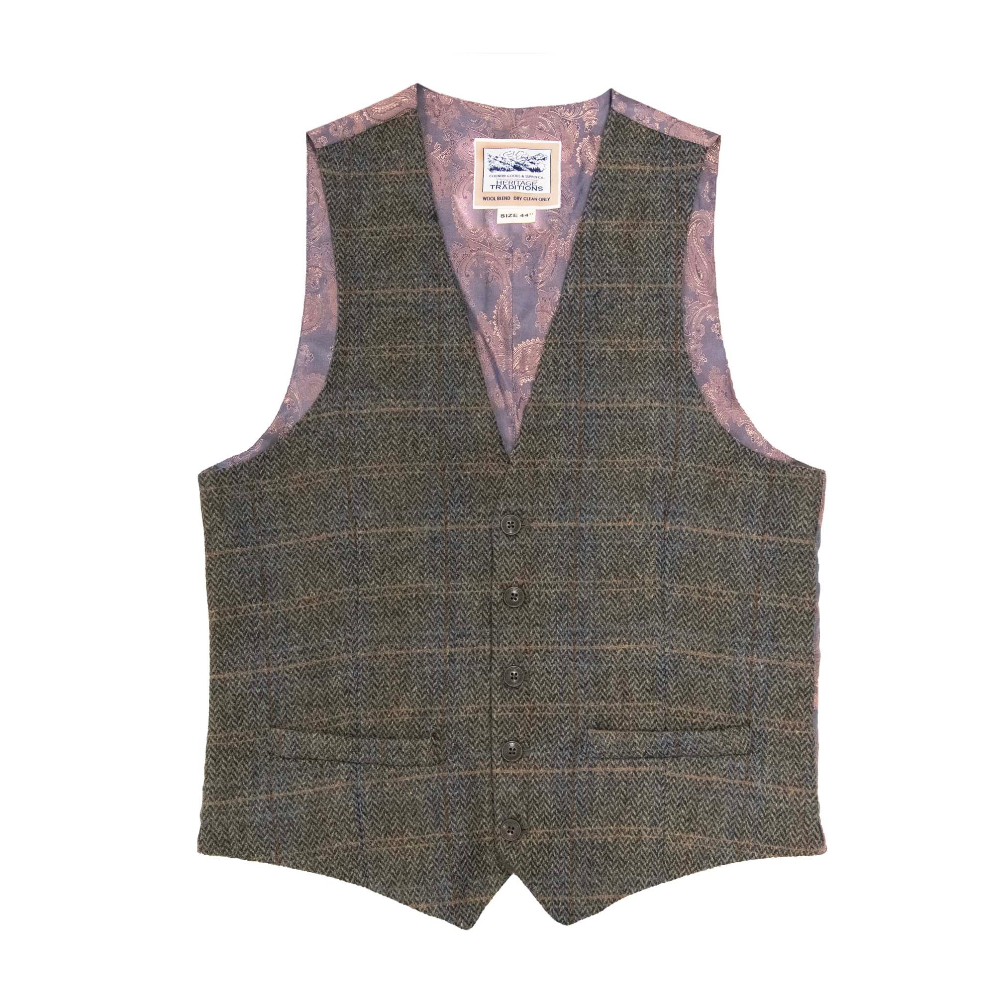 Brown Herringbone / Small 38