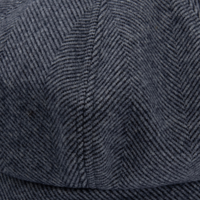 Navy Blue Herringbone