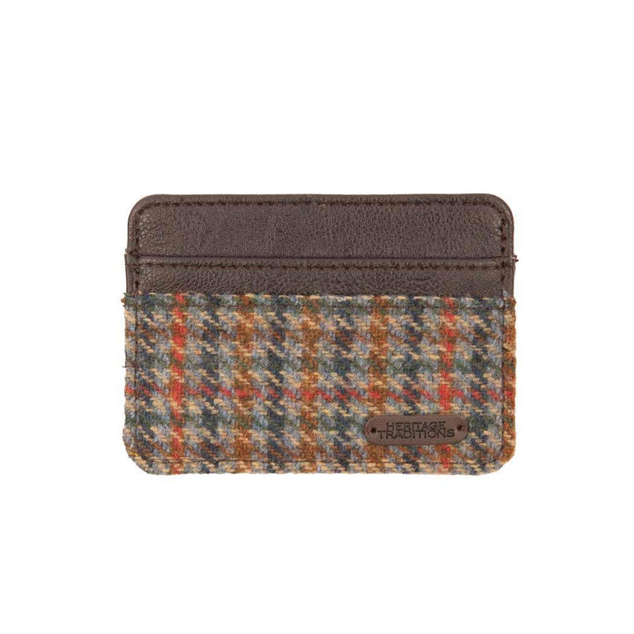 Brown checkered wallet