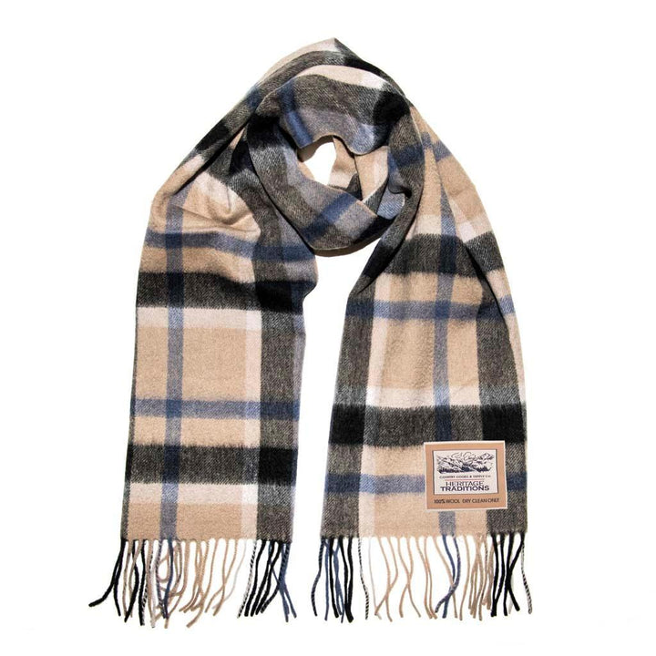 Heritage Traditions 100% Pure Wool Tartan Scarves Shawls and Wraps