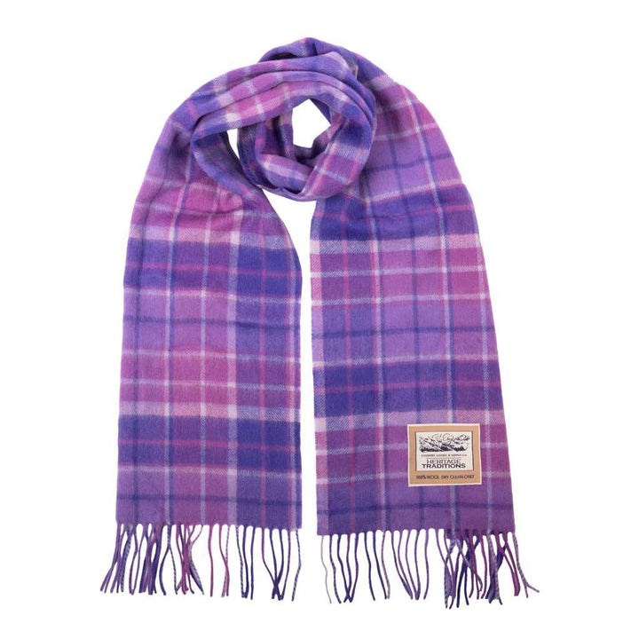 Heritage Traditions 100% Pure Wool Tartan Scarves Shawls and Wraps