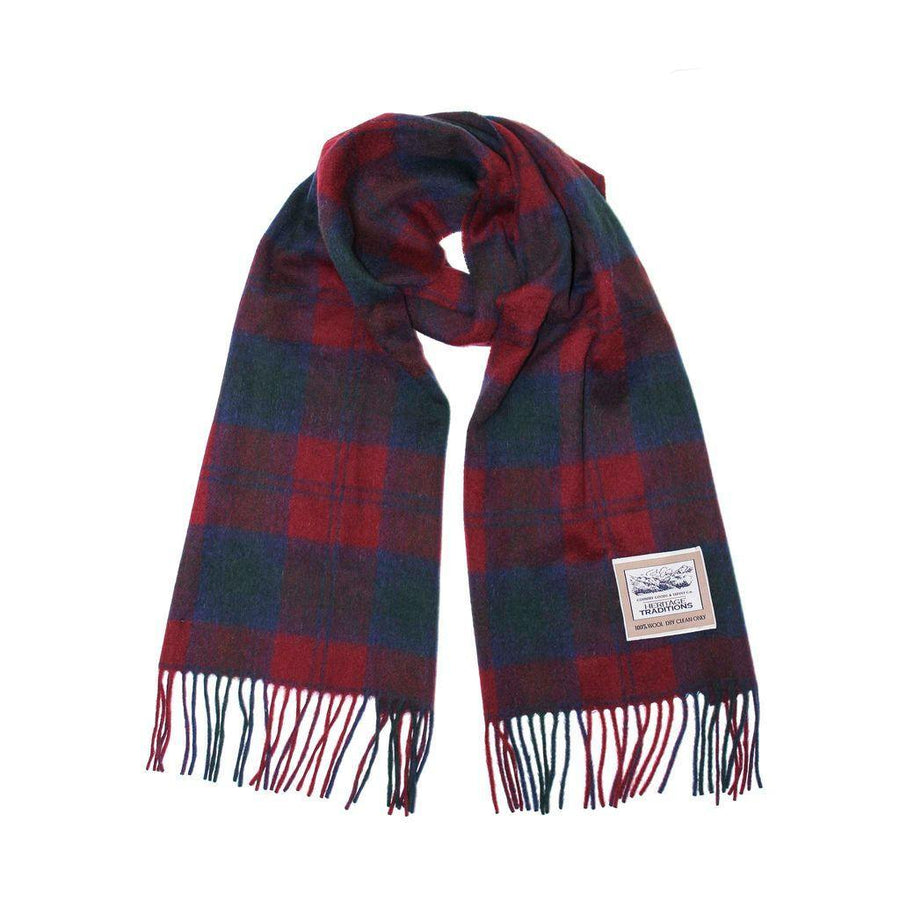 Heritage Traditions 100% Pure Wool Tartan Scarves Shawls and Wraps