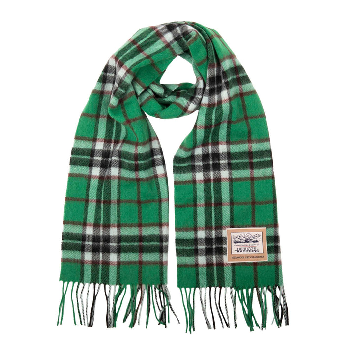 Heritage Traditions 100% Pure Wool Tartan Scarves Shawls and Wraps