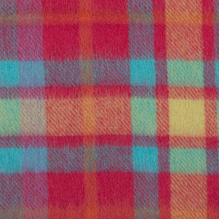 Pure Wool Tartan Check Scarf