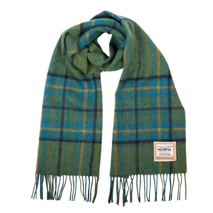 Heritage Traditions 100% Pure Wool Tartan Scarves Shawls and Wraps
