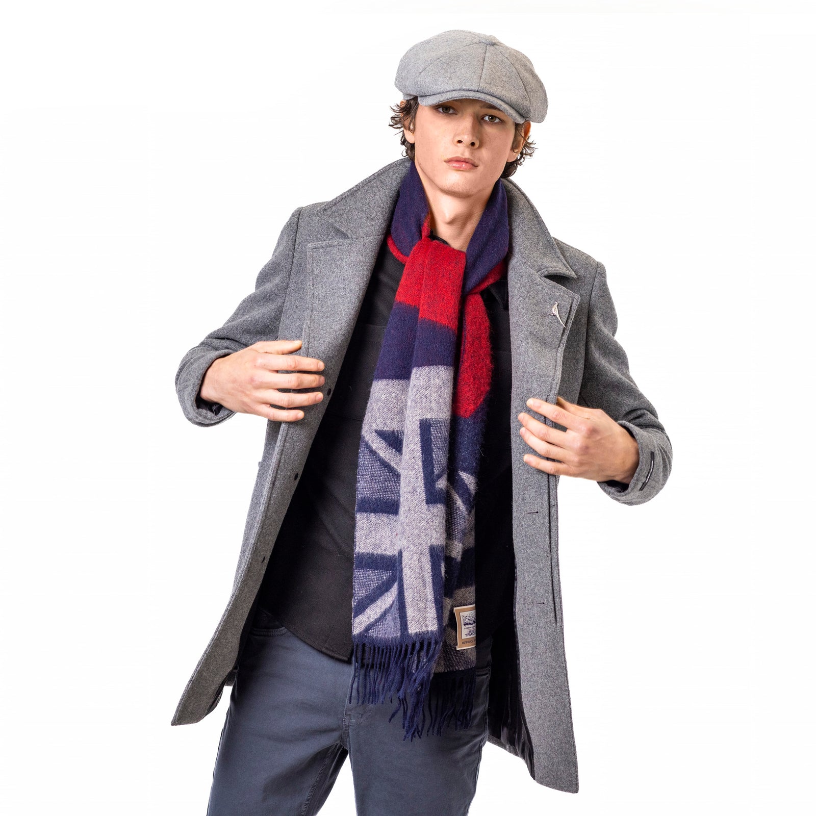 Pure Wool Union Jack Scarf - Heritage Traditions
