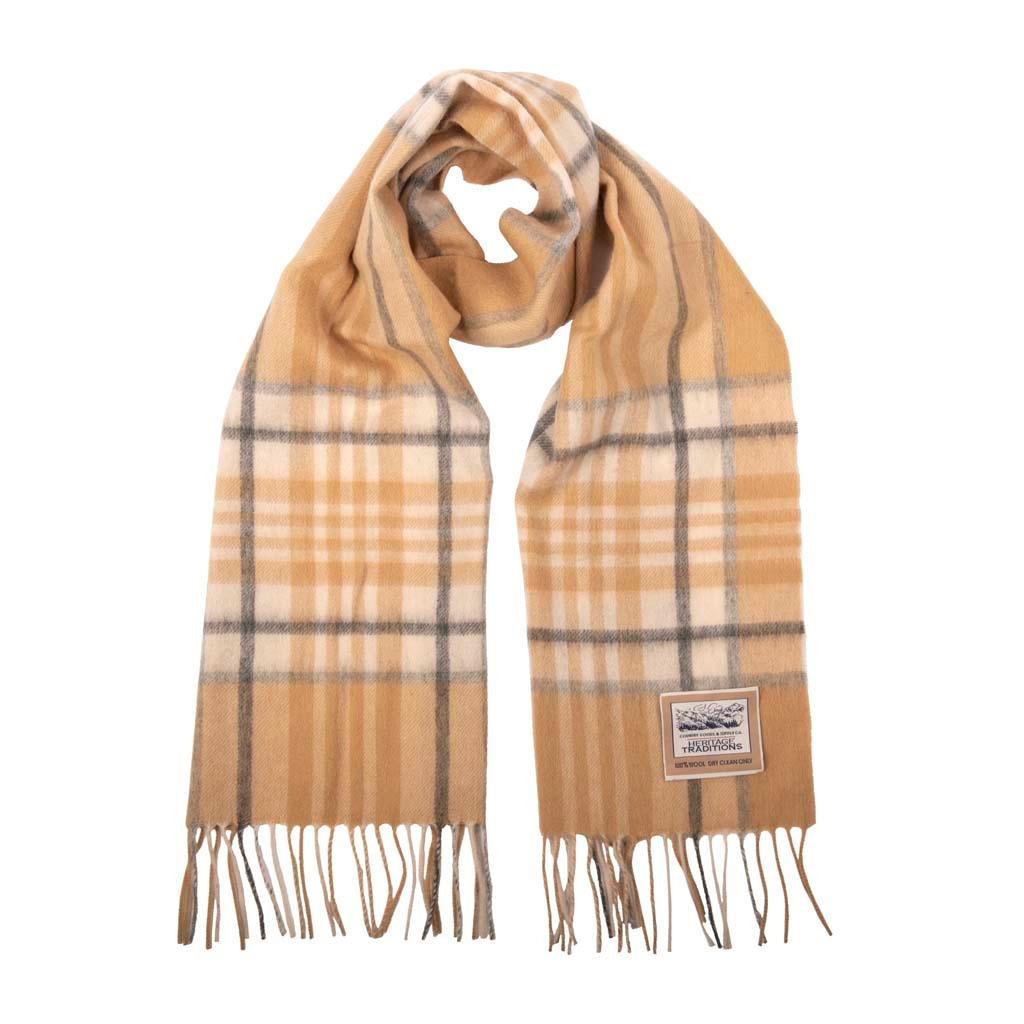 Heritage Traditions 100% Pure Wool Tartan Scarves Shawls and Wraps