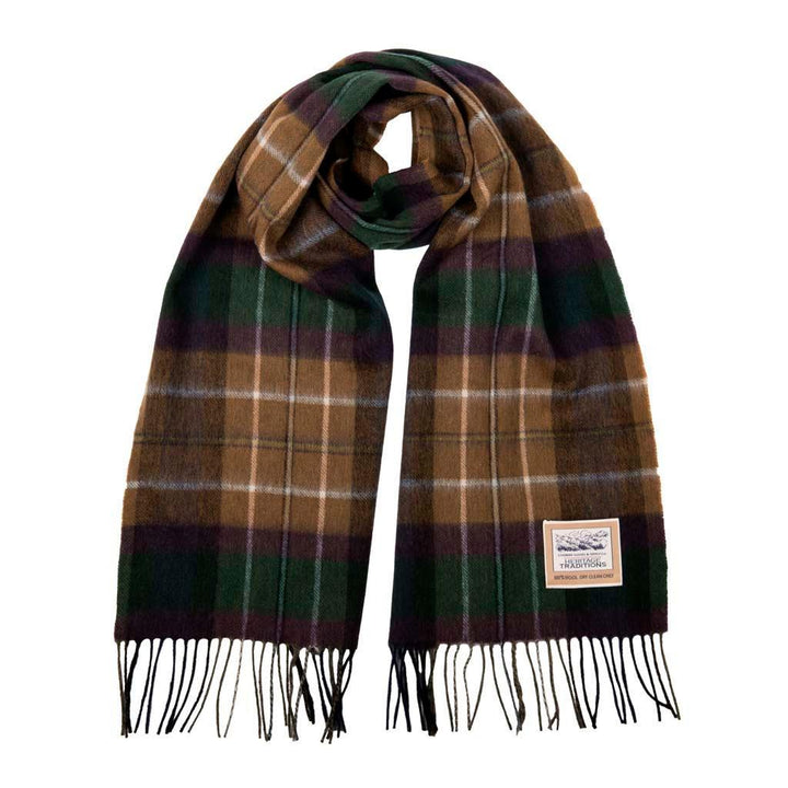 Heritage Traditions 100% Pure Wool Tartan Scarves Shawls and Wraps