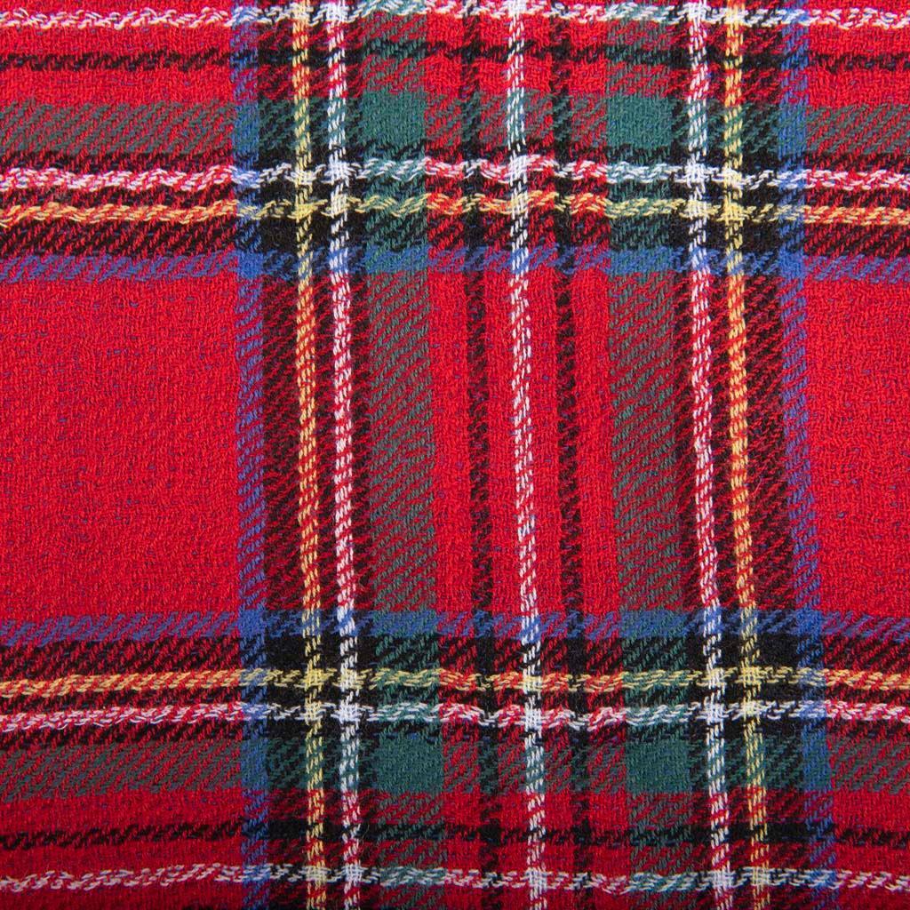 Stylish and Versatile Lightweight Reversible Tartan Merino Scarf
