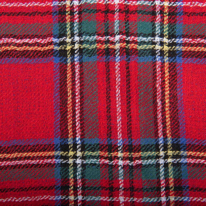 Stylish and Versatile Lightweight Reversible Tartan Merino Scarf