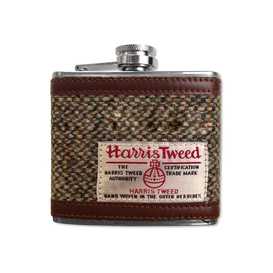 6oz Hip Flask | Harris Tweed 6oz Hip Flask