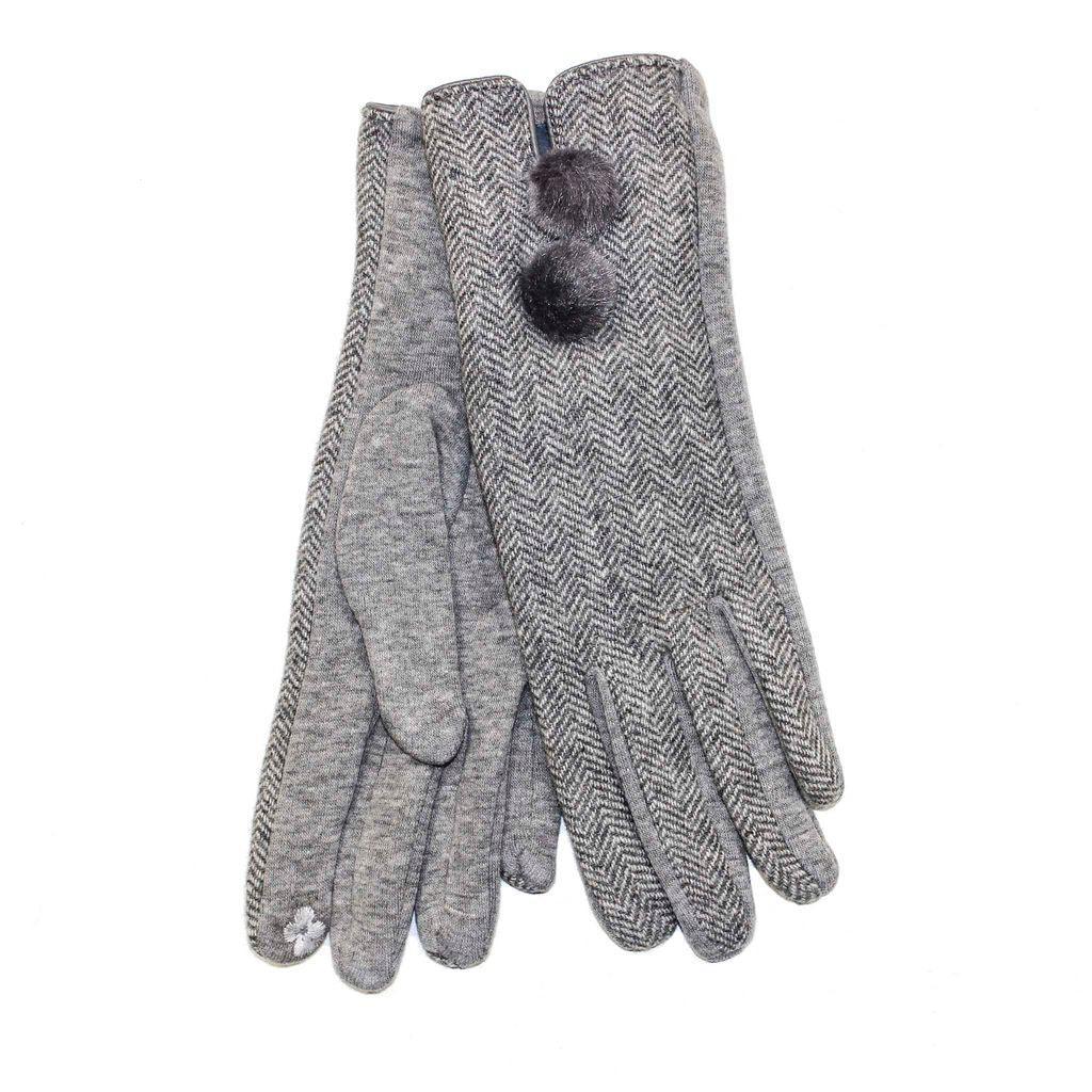 Women's Herringbone Gloves at Heritage Traditions - Stay Warm in Style