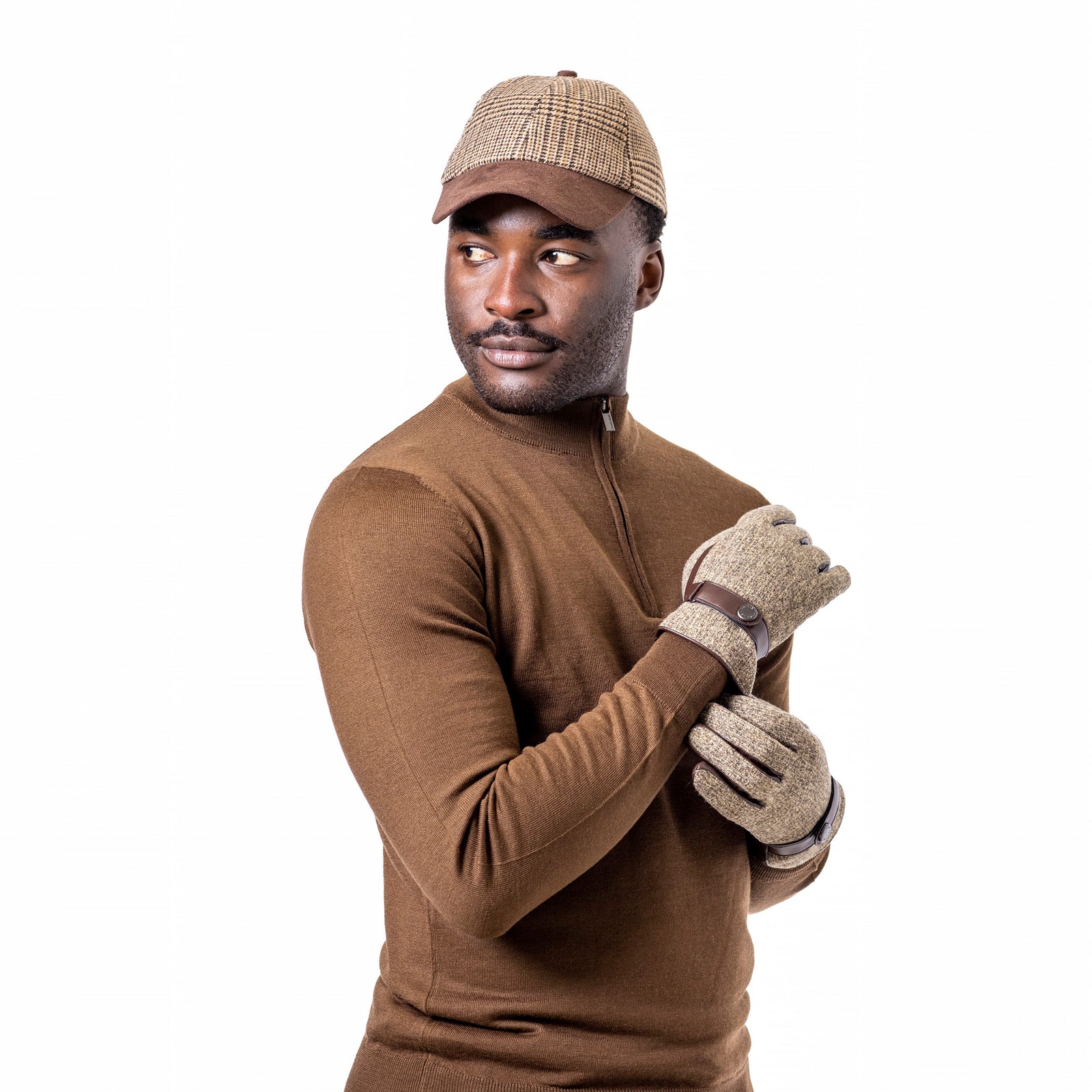 Classic Check Tweed Gloves