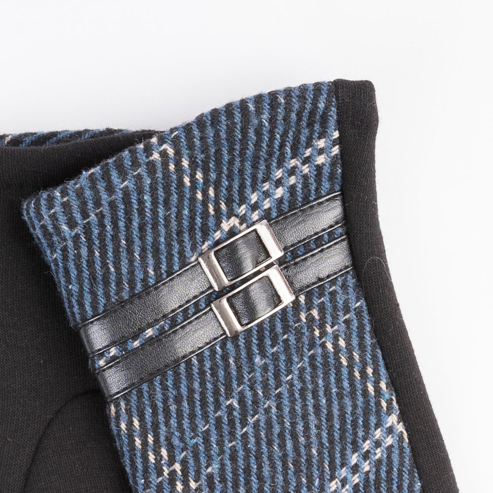 Herringbone Buckle Gloves | Women's Stylish and Functional Accessories