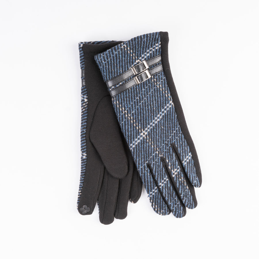 Herringbone Buckle Gloves | Women's Stylish and Functional Accessories