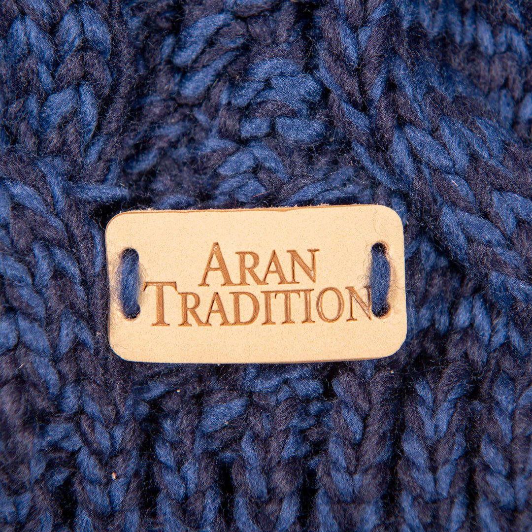 Aran Cable Tammy Hat Shop the Stylish Aran Cable Tammy Hat with Faux Fur Trim
