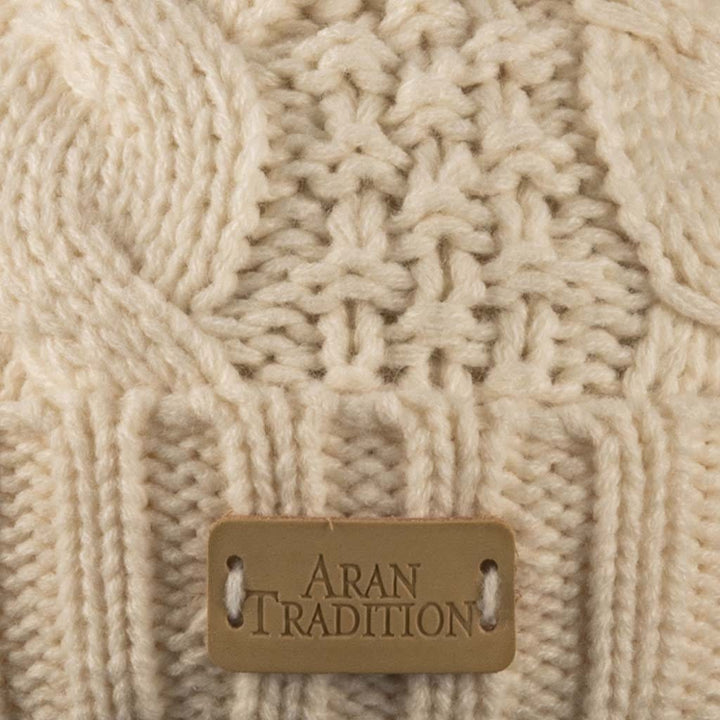 Aran Cable Pom Pom Hat Stay Cozy & Chic with Aran Cable Pom Pom Hat | Traditional Cable Knit