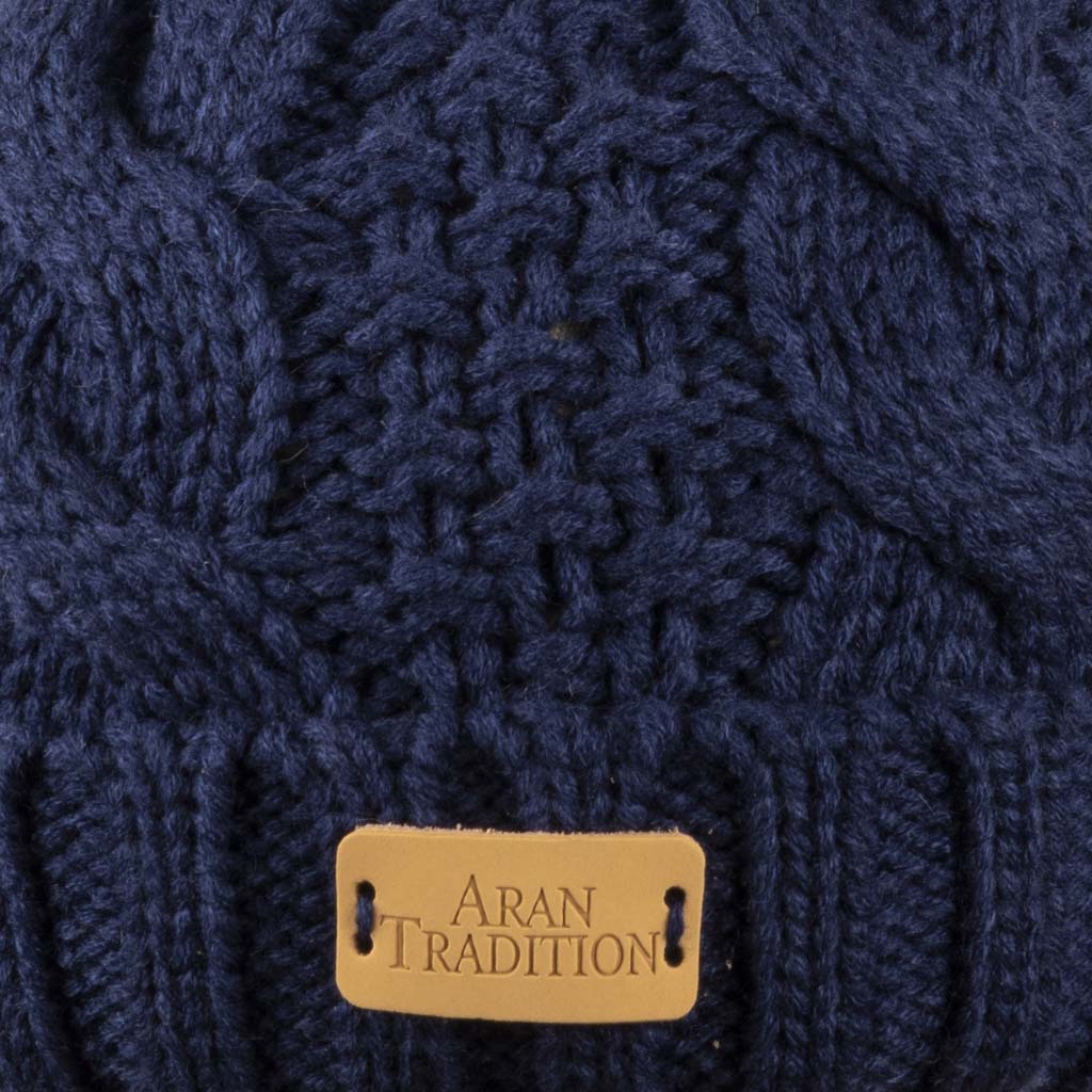Aran Cable Pom Pom Hat Stay Cozy & Chic with Aran Cable Pom Pom Hat | Traditional Cable Knit