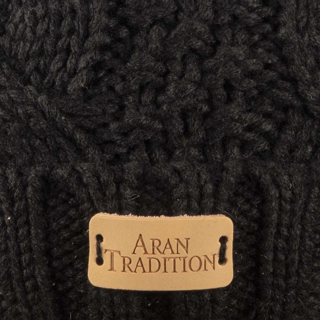 Aran Cable Pom Pom Hat Stay Cozy & Chic with Aran Cable Pom Pom Hat | Traditional Cable Knit