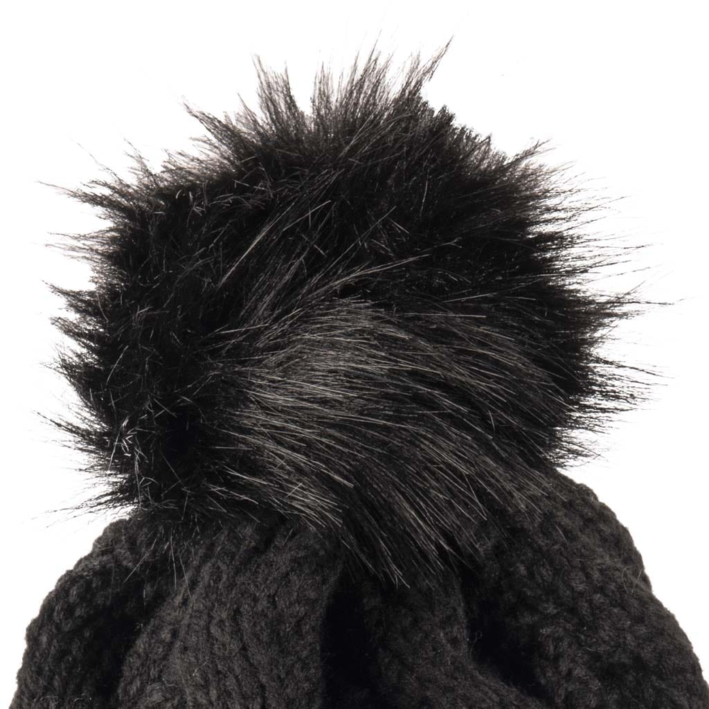 Aran Cable Pom Pom Hat Stay Cozy & Chic with Aran Cable Pom Pom Hat | Traditional Cable Knit