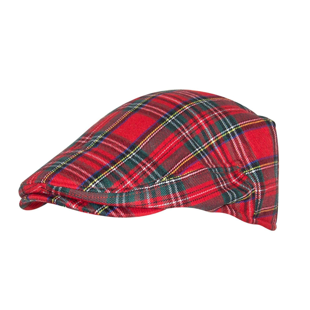 Shop the Stylish Royal Stewart Padded Flat Cap at Heritage Traditions