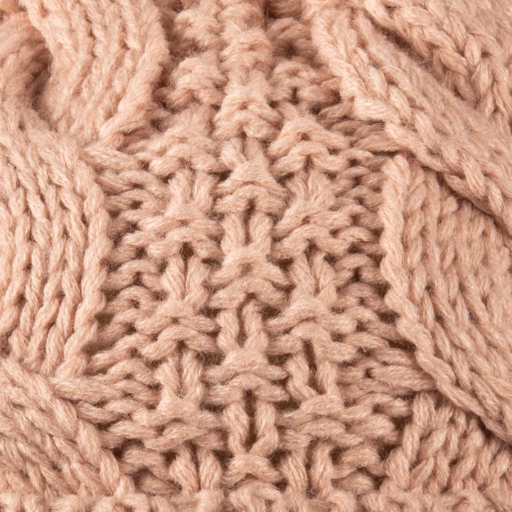 Aran Cable Pom Pom Hat Stay Cozy & Chic with Aran Cable Pom Pom Hat | Traditional Cable Knit