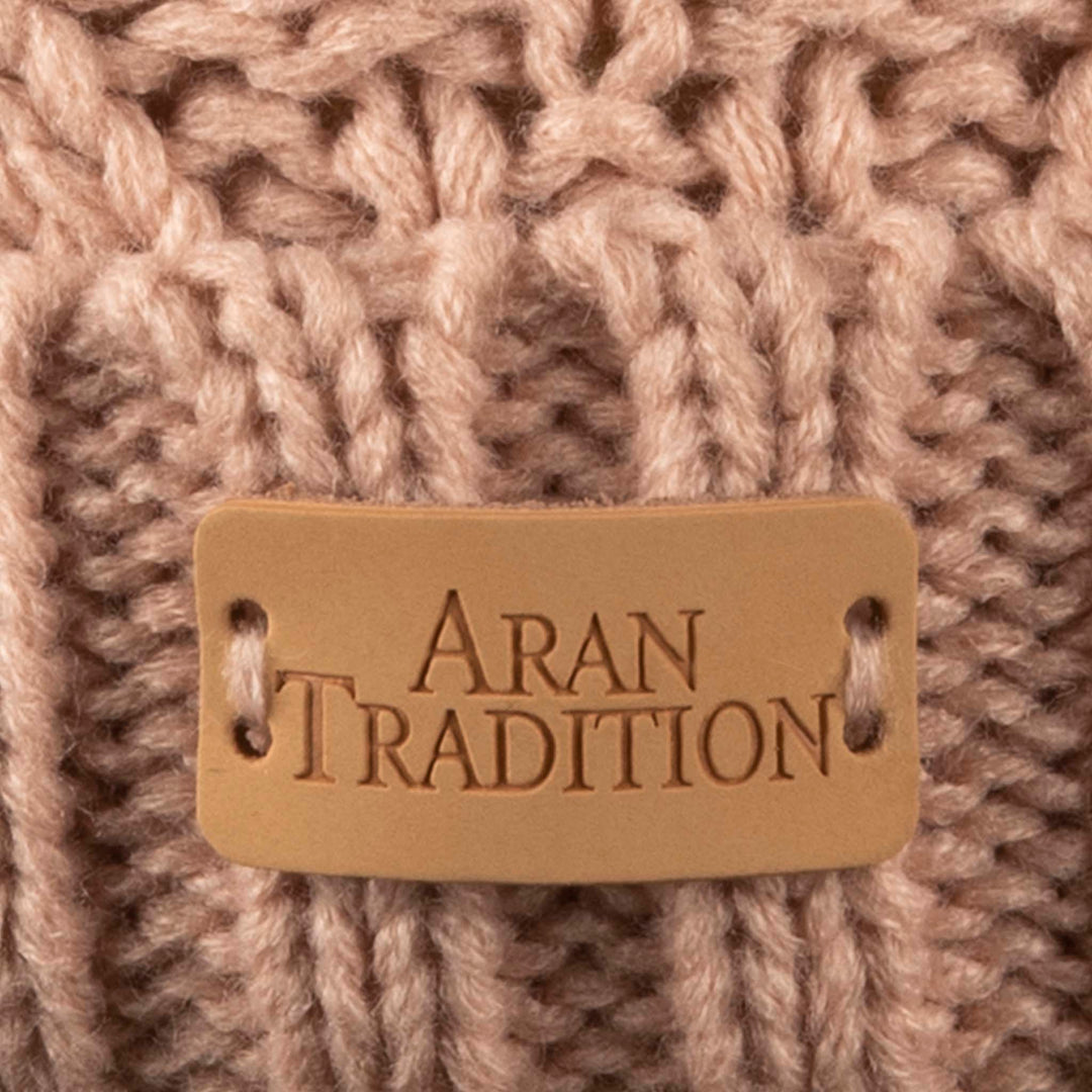 Aran Cable Pom Pom Hat Stay Cozy & Chic with Aran Cable Pom Pom Hat | Traditional Cable Knit
