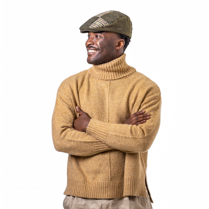 Heritage Traditions | Tweed Patchwork Flat Cap 