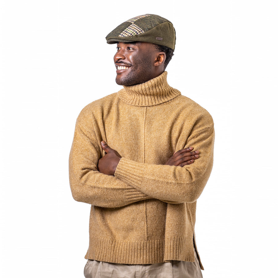 Heritage Traditions | Tweed Patchwork Flat Cap 