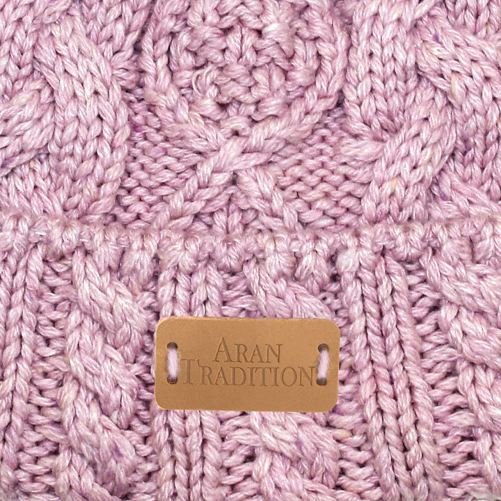 Aran Donegal Cable Turn up Beanie Hat Experience Cozy Elegance with Aran Donegal Cable Turn up Beanie Hat