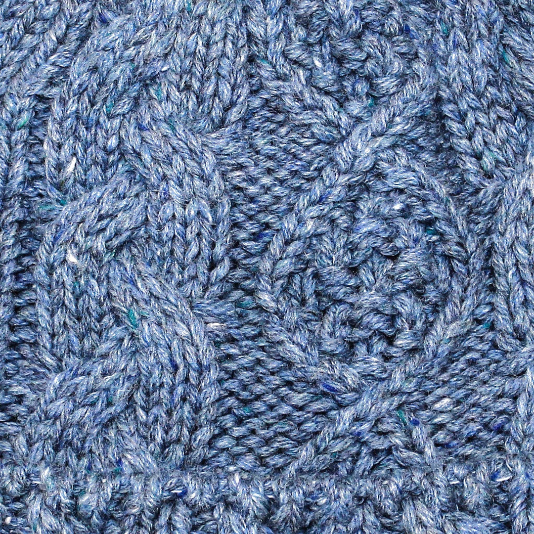 Aran Donegal Cable Turn up Beanie Hat Experience Cozy Elegance with Aran Donegal Cable Turn up Beanie Hat