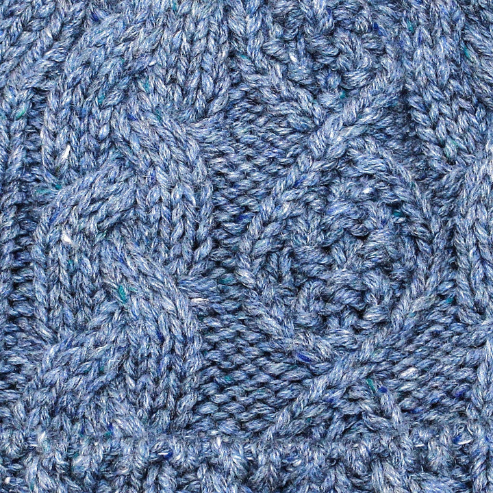 Aran Donegal Cable Turn up Beanie Hat Experience Cozy Elegance with Aran Donegal Cable Turn up Beanie Hat