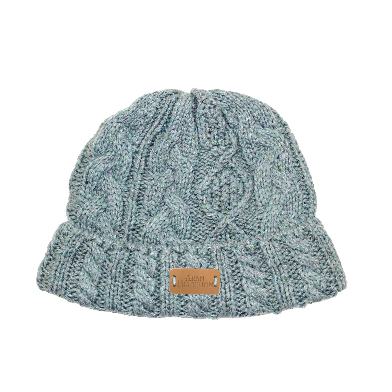 Aran Donegal Cable Turn up Beanie Hat Experience Cozy Elegance with Aran Donegal Cable Turn up Beanie Hat