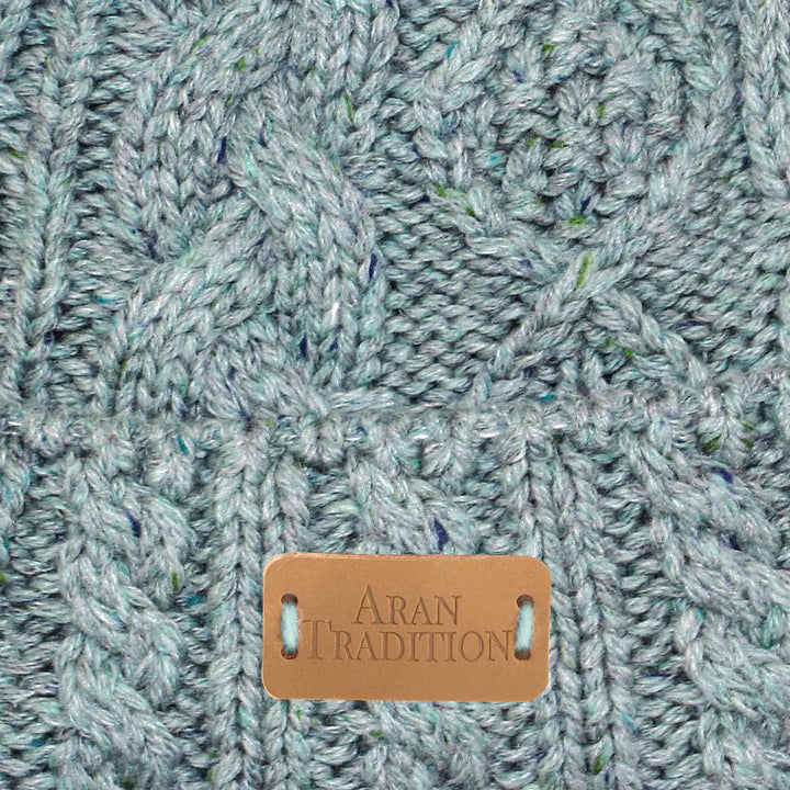 Aran Donegal Cable Turn up Beanie Hat Experience Cozy Elegance with Aran Donegal Cable Turn up Beanie Hat