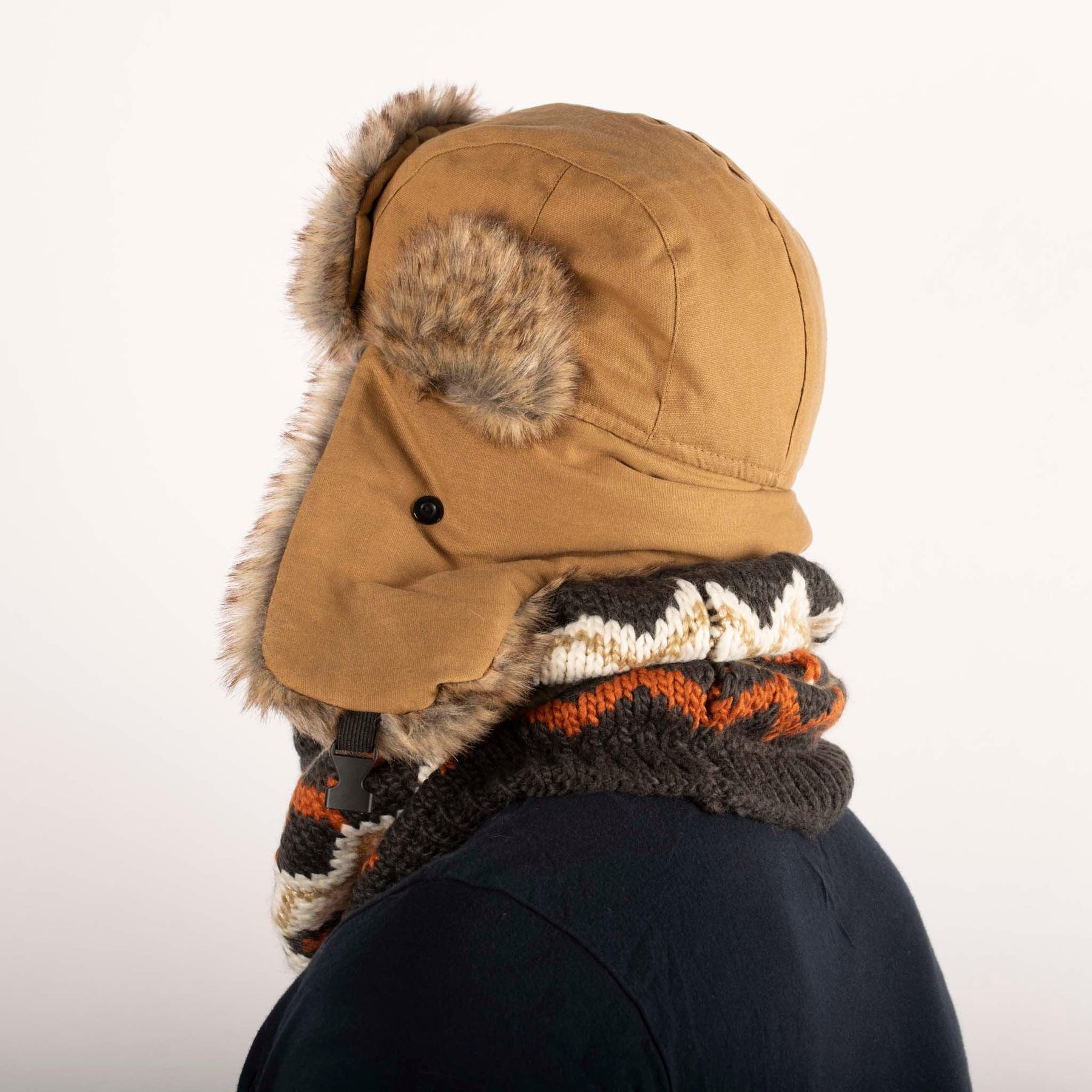 Stylish And Warm Wax Fur Lumberjack Trapper Hat At Heritage Traditions stylish-and-warm-wax-fur-lumberjack-trapper-hat-at-heritage-traditions