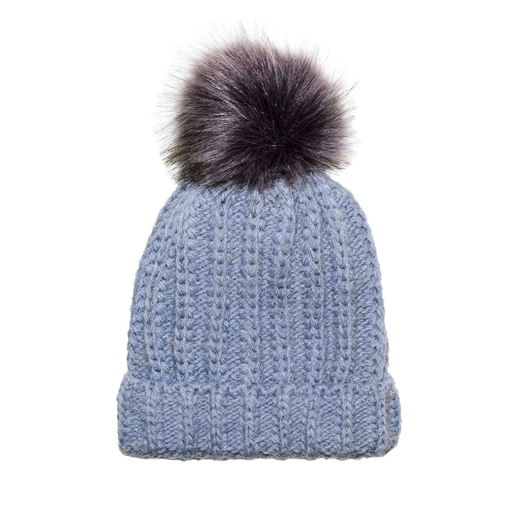 Fisherman Stitch Pom Pom Hat Stay Cozy & Stylish with Fisherman Stitch Pom Pom Hat